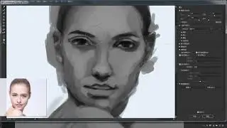 【绘画】PhotoShop人头像绘画速写练习\ PS PAINTING【2.25】