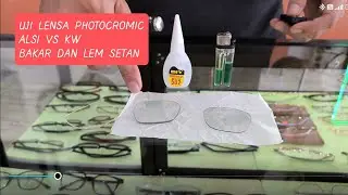 TEST KWALITAS PHOTOCROMIC ASLI DAN KW (FAKE)