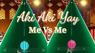 Aki Aki Yay - Dancing Road For TikTok Music (Me Vs Me) #Tsakmetv #Tiktok