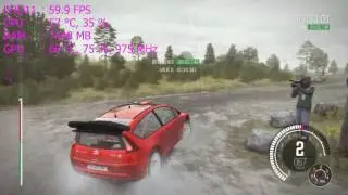 DiRT Rally | GTX 1070 | Hardcore Germany gameplay | Citroen C4