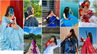 💞🥰🦋hidden face poses in saree ||😍🌸dpz collection||dpz 🥰💡||🌈💟profile picture||selfie poses 💞😻 142