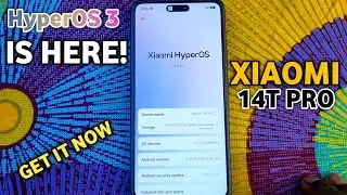 How to Get HyperOS 3 update on Xiaomi 14T Pro (100% WORKING) 😎