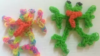 Лягушка из  Rainbow Loom Bands. Урок 1
