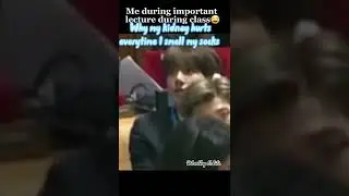 BTS-JK being a student😂