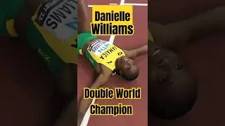 Danielle Williams Astonishing 100m HURDLES Gold in BUDAPEST #shorts #track #jamaica