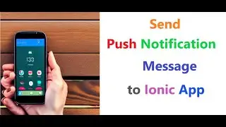 Send Push Notification to Ionic APP