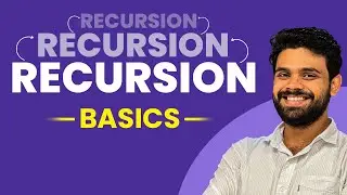 Recursion Basics with problem solving | Detailed explanation of call stack