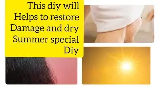 വേനൽക്കാലത്ത് മുടി സംരക്ഷണം വളരെ എളുപ്പം//INSTANT SUMMER HAIR DAMAGE PREVENTION AND CARE HAIR GROWTH
