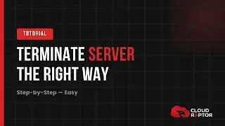How to Terminate a Server Safely ⚠️ (Step-by-Step Guide)