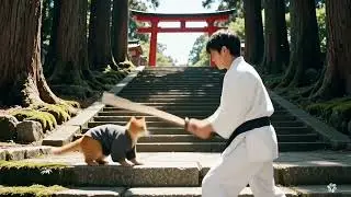 Cat vs Master | katana