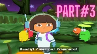 Sliding Around the Green Planet! - Dora the Explorer Journey to the Purple Planet Part 3