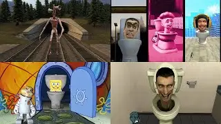PACMAN VS ROBLOX VS MINECRAFT VS SKIBIDI TOILET MUSIC BATTLE