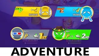 Stickman Party adventure mode gameplay