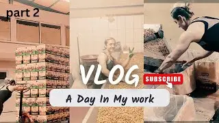 vlog A DAY AT MY WORK | Both work and workout