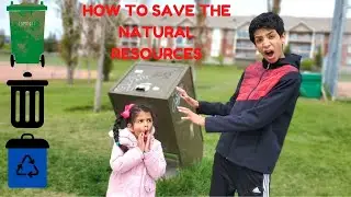 Ansel and Amelia Show how to Save Natural Resources | Educational Video for Kids