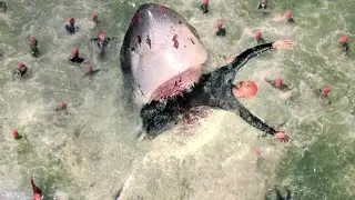 UNDER PARIS 2024 : Final Battle With Sharks Full Scene HD