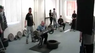 370 lb Log Clean & Press. 8