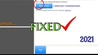 How To Fix Omegle