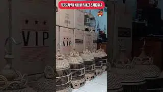 proses pcking dan persiapan kirim sangkar - stupa br