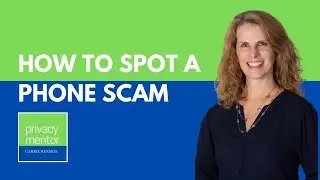 Three warning signs of a phone scam.