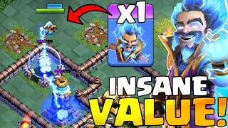 GENIUS Electrofire Wizard Gets INSANE Value! | Clash of Clans Builder Base 2.0