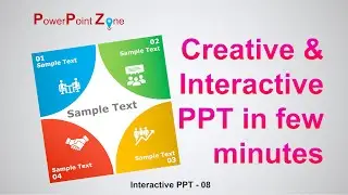 How to make creative & interactive Slide in PPT - 08🔥🔥🔥🔥 | 