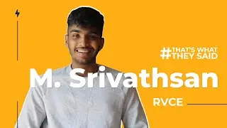 Dalham | #ThatsWhatTheySaid | 21st Century Skills | M. Srivathsan | RVCE