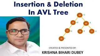 AVL Tree - Its Creation and Deletion of Keys.