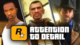 20 Little Details In Rockstar Games| Insane Details In Rockstar Games| Details Your Eyes Can't Catch