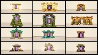 Minecraft: 12 Nether Portal Design Ideas