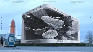 Ouchhh and CERN collaborated for the first AI data spatial painting in space