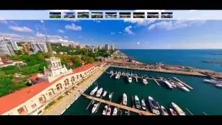 Круговые панорамы с воздуха: природа + город  \ 360 panoramas aerial shooting