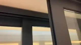 commercial double glass aluminium  sliding door