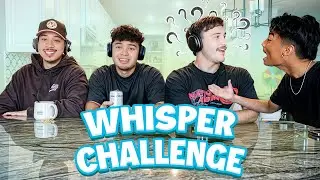 WHISPER CHALLENGE W/ SANTEA, GERO & PABLO!!