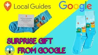 Reward/Gift From Google Local Guide Perk! Local Guide Socks[GOOGLE SOCKS]