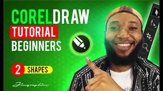 CorelDraw Tutorials PART 2 | Basic Shapes | The Basic for Beginners | 2024