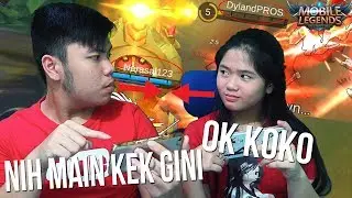 NGAJARIN ADIK CEWE BIAR JAGO MAIN ML!!?? - Mobile Legends Indonesia #8