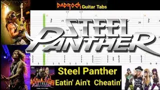 Eatin' Ain't Cheatin' - Steel Panther - Guitar + Bass TABS Lesson