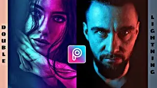 Basic Dual Lightning Effect in PicsArt | Dual Lightning | PicsArt Tutorial
