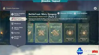 Battlefront: Misty Dungeon Part 2【Genshin Impact Event】Sanchezkids Gameplay