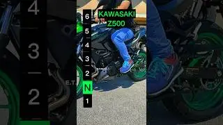 Maximum speed for each gear on a Kawasaki Z500