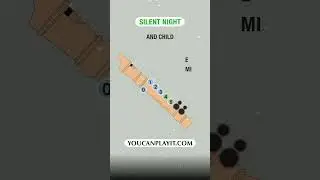 Silent Night with Lyrics #Shorts #Recorder #Christmas
