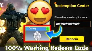 Redeem Code CODM for emote || Working Redeem Code || How to get free emote || Redeem Code