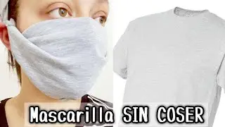 Como hacer Mascarilla SIN COSER | CON FILTRO | Katirya Rodriguez