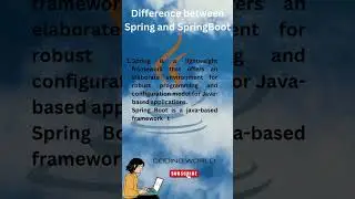 What is difference between spring and springboot