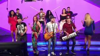 CUMBIA SANTUK Backstage en LA NOCHE de C5N 31.07.16