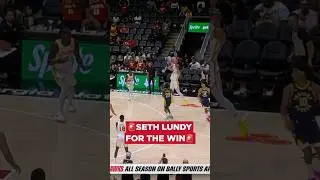 SETH FOR 3 CALLED GAME #gamewinner #nba #sethlundy #atlantahawks