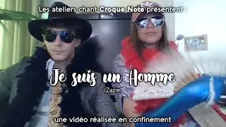 Je suis un homme CROQUE NOTE était en confinement!