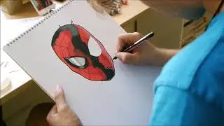 Speed Drawing Spider-Man