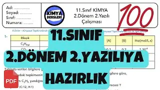 11.Sınıf Kimya 2.Dönem 2.Yazılı
